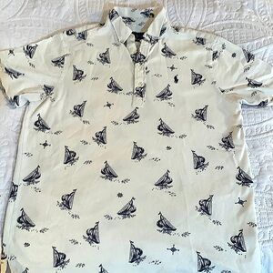 Men’s Rare Nautical Polo Golf Shirt